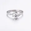 Forever Center 2ct Color DEF Moissanite Stone Engagement Ring For Women