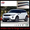 4 pieces Window Visor for Rangerover evoque with chrome thickness sun visors