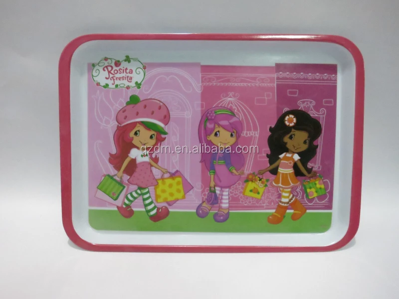 11.5 Inch Melamine Rectangle Tray With Full Decal Print