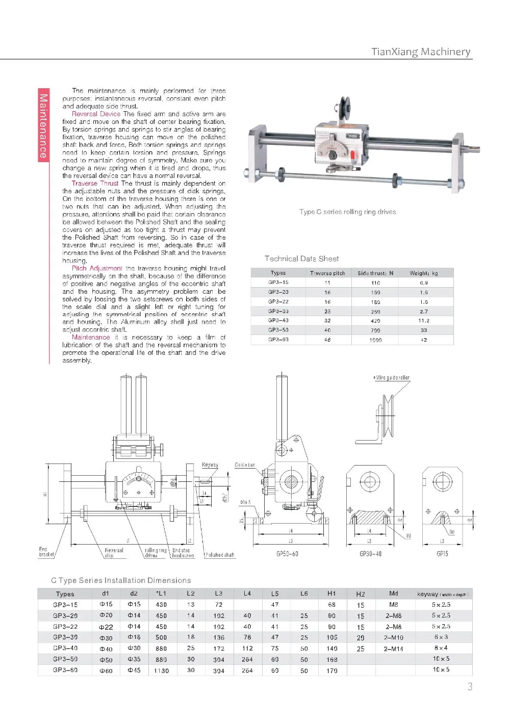 Beautiful Good Excellent Traverse Unit - Buy Engine,Line,Drive Product