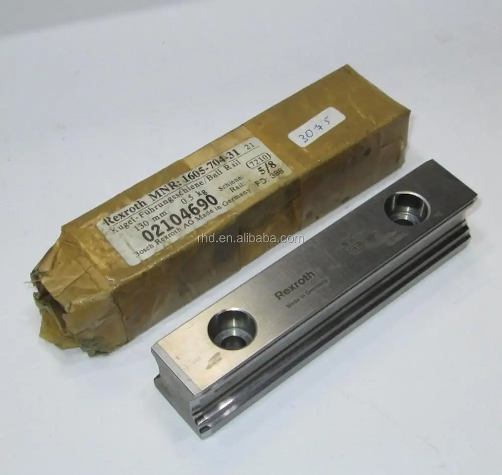 New Rexroth Star Linear Bearing Guide Rail 1605-104-3 Long 356 Mm - Buy ...