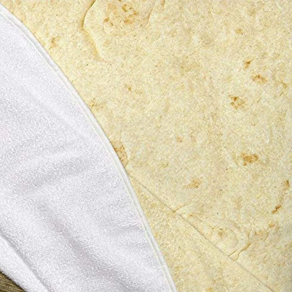 Comfortable Human Giant Pizza Burrito Tortilla Blanket Buy Blanket