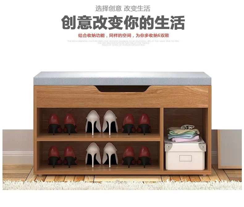 Shoe Storage Bench Cubby Organizer Shelf Cabinet With Seat Cushion For Foyer Closet Entryway Ottoman Buy Bangku Penyimpanan Rak Terbuka Kabinet Lemari Sepatu Product On Alibaba Com