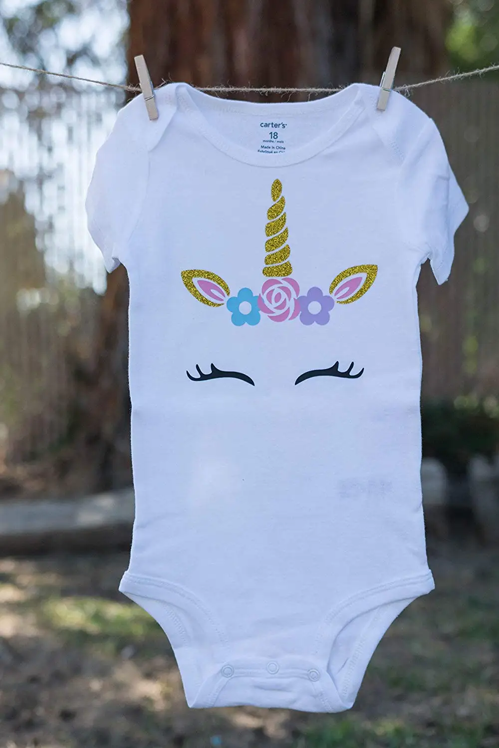 inktastic 1st Birthday with Unicorn Ghost and Bat Baby T-Shirt