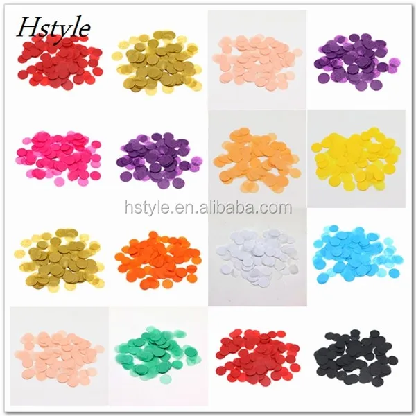 10g Round Throwing Confetti Colorful Tissue Paper Birthday Party Wedding Decor