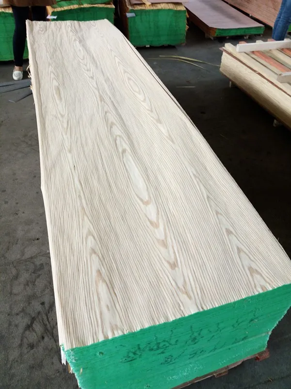 3mm white washed teak wood/3mm engineered ash wood veneer/cheap wood veneer