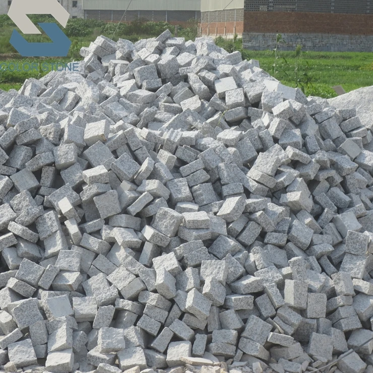 Wholesale portugal market price natural grey granite paving stones