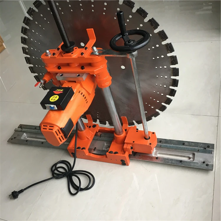 High efficiency hydraulic rock cutter concrete wall saw