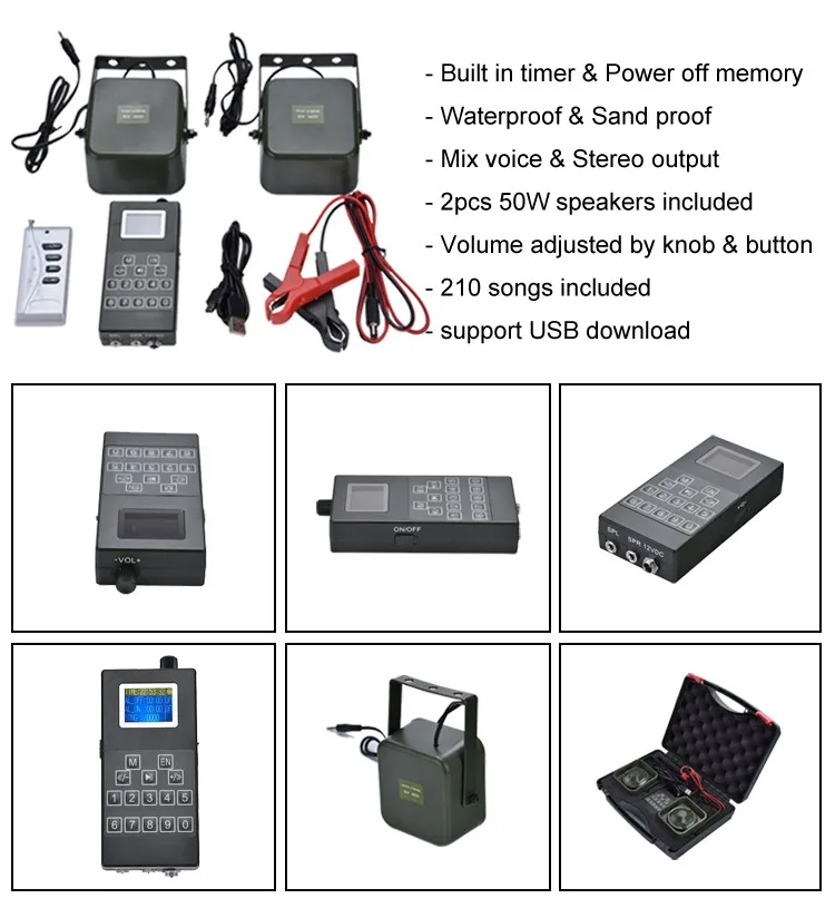 Waterproof Sand Resistant Mp3 Brd Caller Mp3 Media Player With Power Off Memory