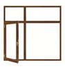 2.5mm thermal break aluminum alloy casement windows for living room cheap house windows for sale