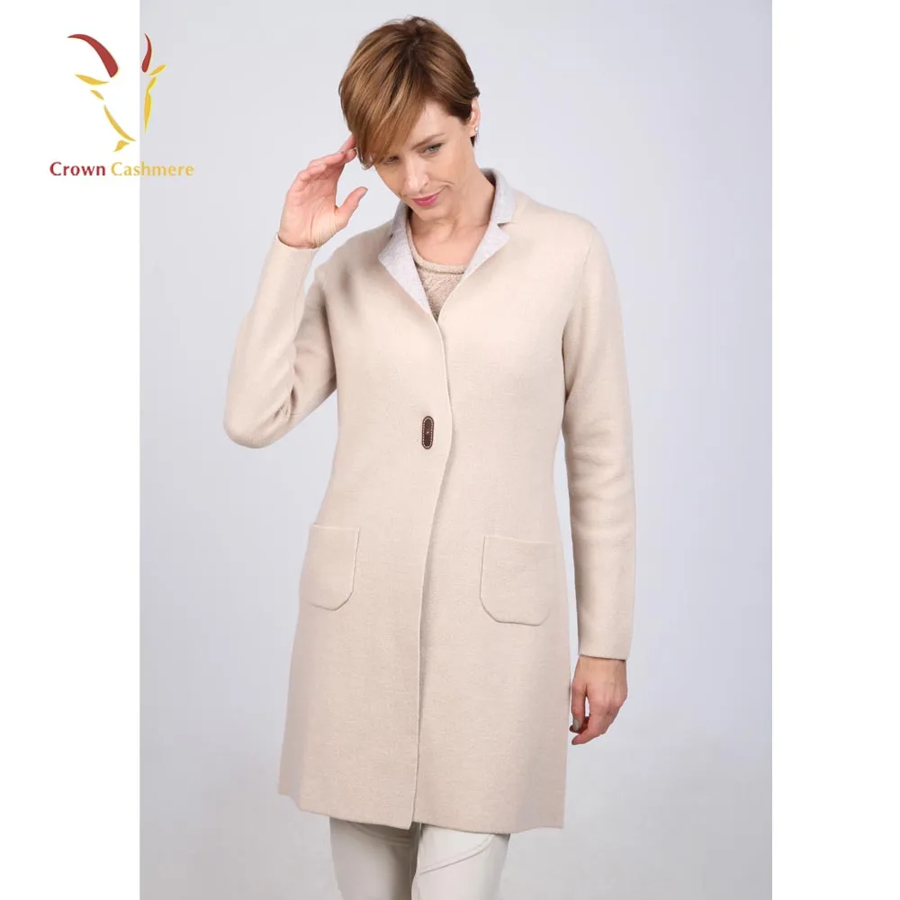 womens white wool winter coat