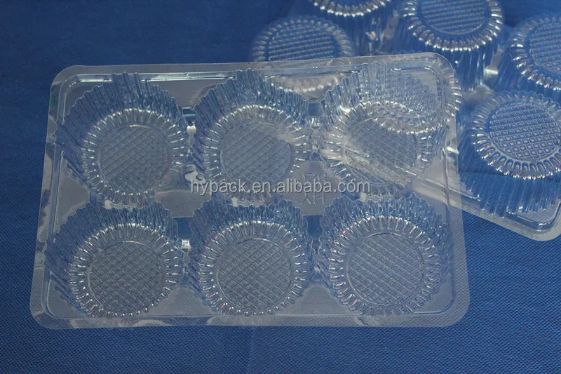 Clear Plastic Cookies/biscuit/egg Tart Tray With Six Compartment Buy