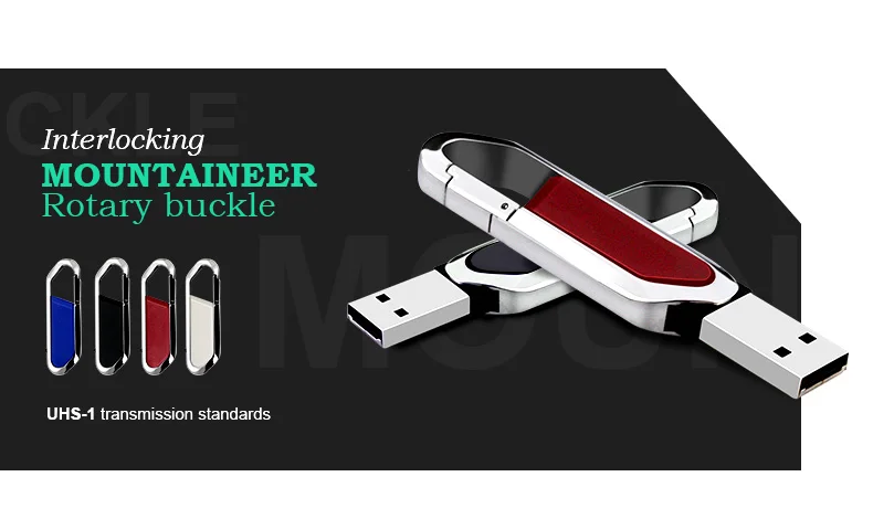2020 Metal USB Flash Drive 2.0 4GB 8GB 16GB 32GB Hook USB Memory Stick Gift Pen Drive with Custom Logo - ANKUX.COM