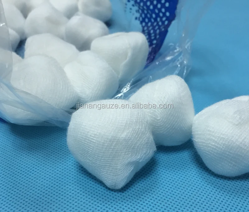 Absorbent Xray Detectable Sterile Cotton Gauze Balls Buy Gauze Ball