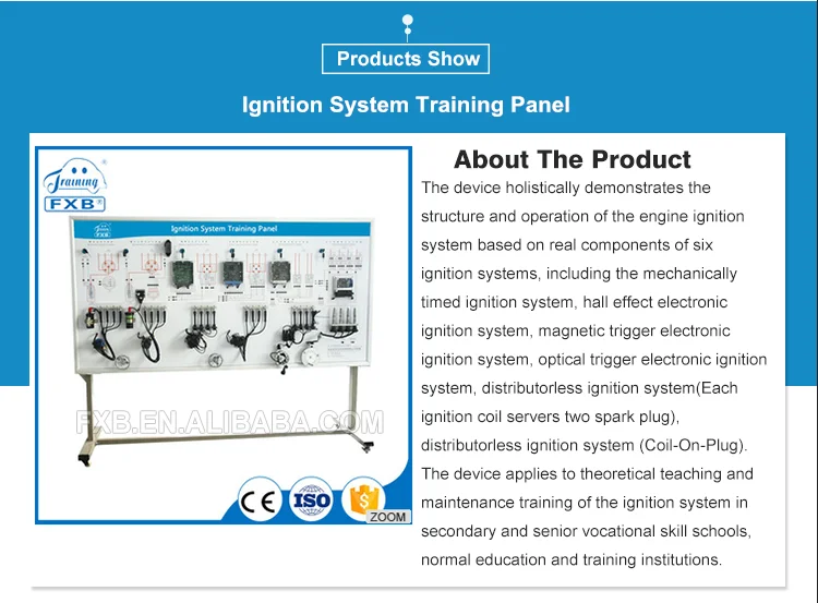 Ignition System Training Panel Electronic Training Kits Simulator For