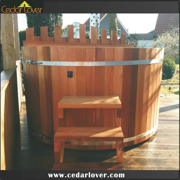 de madera rústica leña jacuzzi-Bañeras de hidromasaje-Identificación