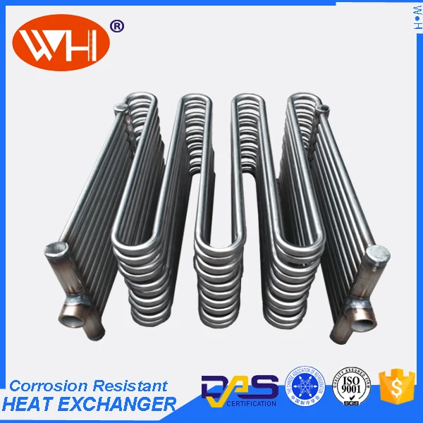 best selling stainless steel tubing coil heat exchanger for xcmg spares parts