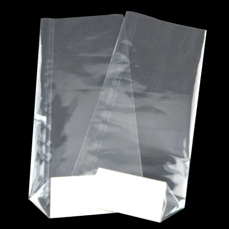 B2b In China Clear Gusseted Square Bottom Opp Cellophane Candy Bag