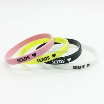 Thin Silicone Wristbands Rubber Bracelets Party Favors Thin Silicone Wristbands Rubber Bracelets Party Favors