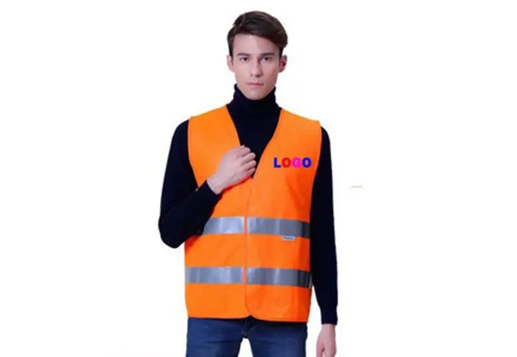 Custom Construction Safety Vest With Logo Printing