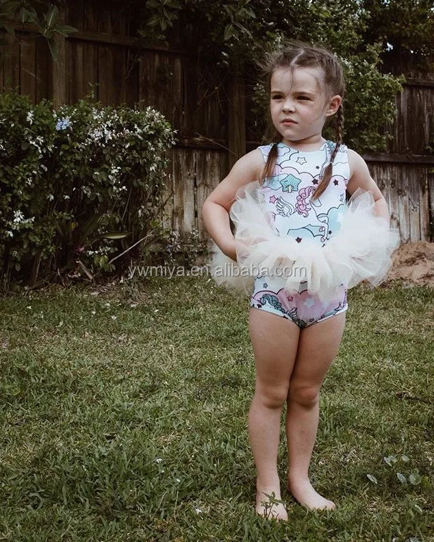 unicorn bathing suit little girl