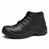 CE SB-P Black leather men shoes security