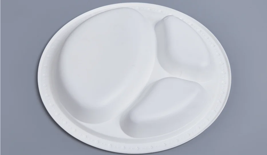 10 Inch Divided Foam Plates