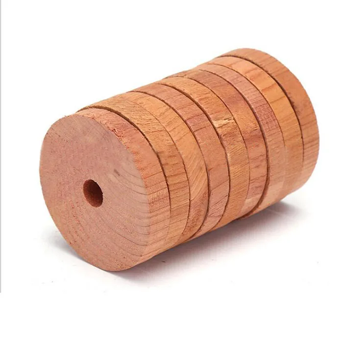 Cedar Rings Anti Moth Away Repellent For Closets And Drawers Round