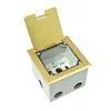 Copper Alloy Electrical Pop-up Floor Socket Raised Floor Socket