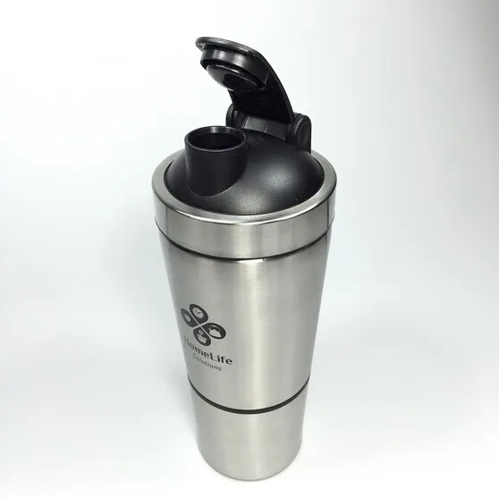 Metal Protein Shaker/stainless Steel Protein Shaker With Storage ...