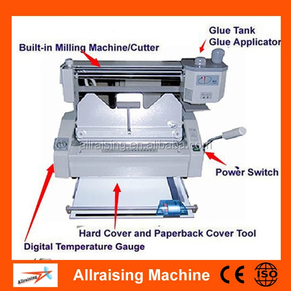 Machine De Collage Manuelle De Bureau Pour Reliure De Livres - Buy ...