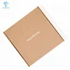 Custom high end portable folding kraft paper skin care set packaging box