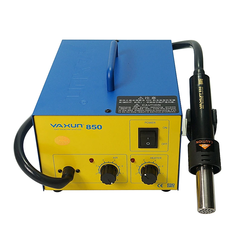 YAXUN YX-850 Hot air gun Soldering station Hot air desoldering station 220V 110V