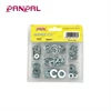 BSCI approved value packed 154pc assorted carbon steel spring and plain washer