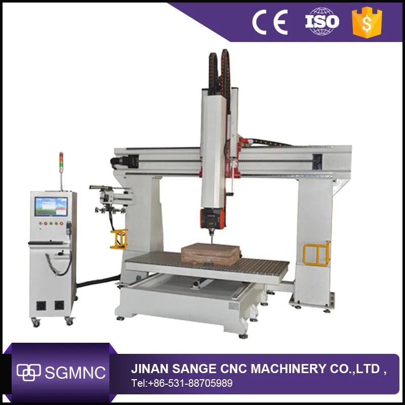Cnc Milling Machine 5 Axis 3d Scanner Cnc Router Granite Polishing Machine Head Atc Woodworking