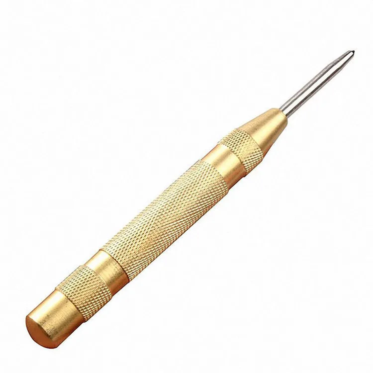 Automatic Centre Punch Steel Spring Loaded Marking Starting Holes Hand Tool