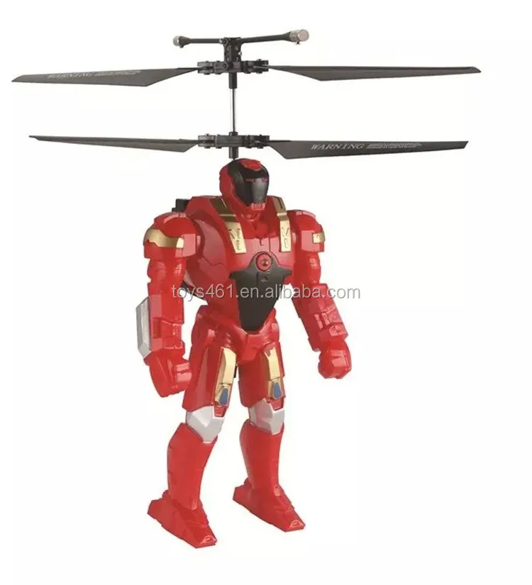 remote control helicopter and robot