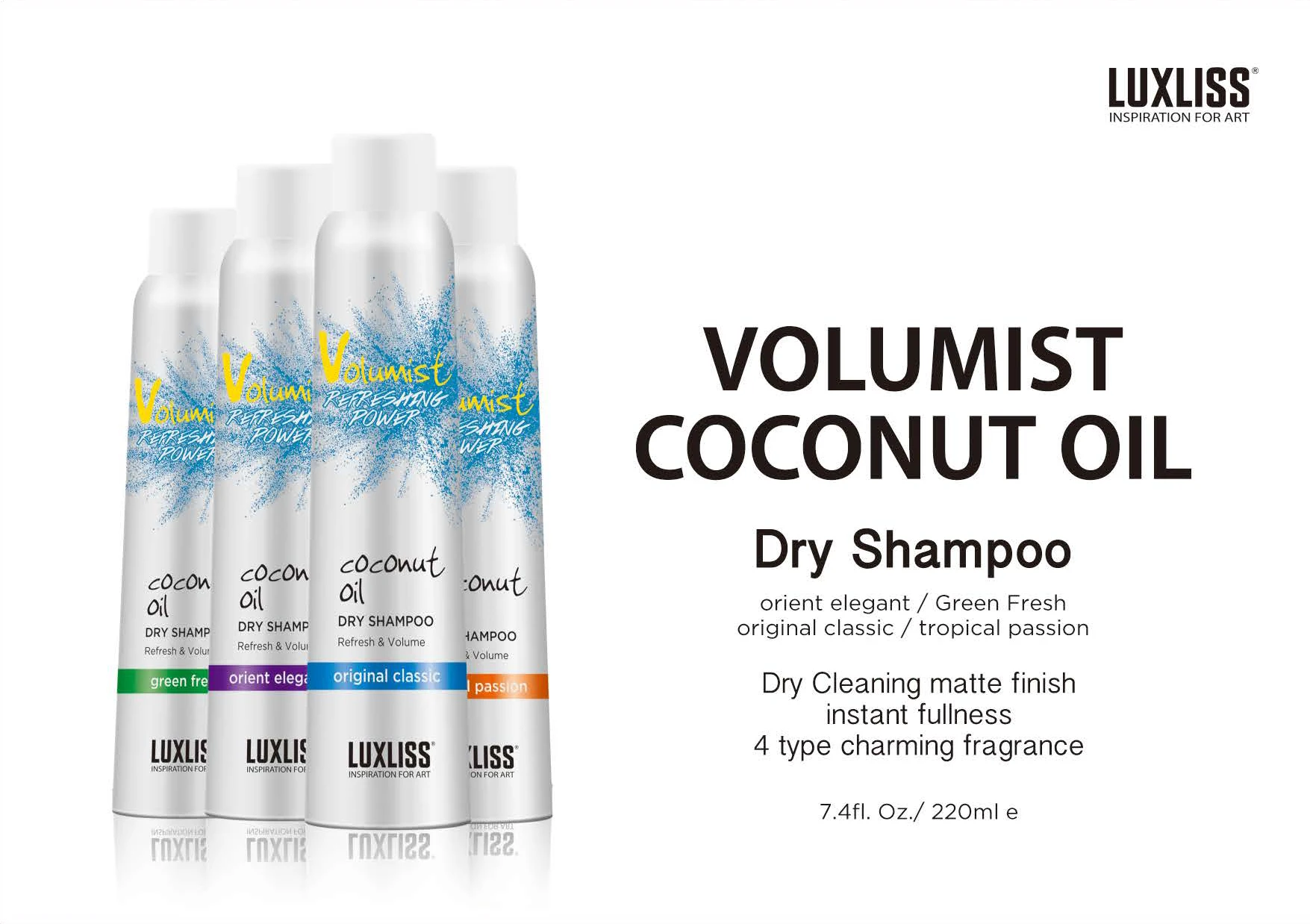 Volumist Coconut Oil Hair Dry Shampoo Spray 220ml Buy Dry Shampoo