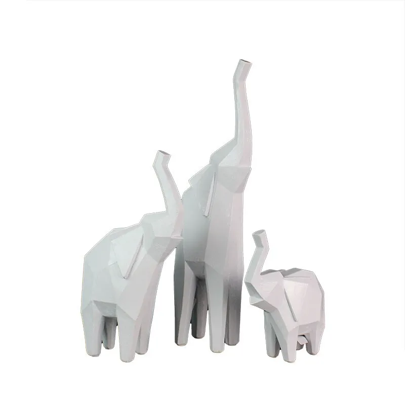 Dog Statue Decor Decorative Geometric SCULPTURE Home Decoration Nordic Style Resin Europe Artificial Animal details