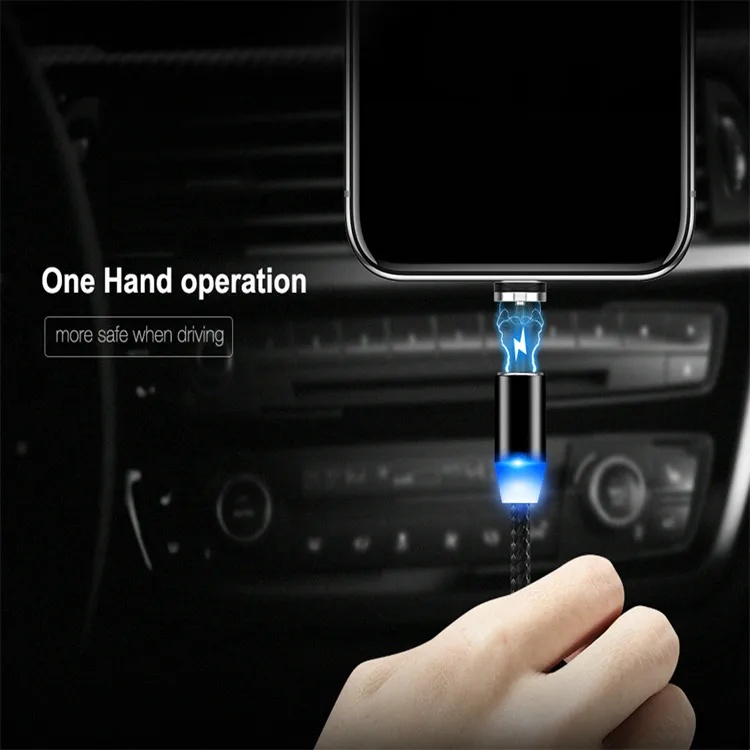 Factory Magnetic Cargador Micro USB Multi Charger Cable 3 in 1 - ANKUX.COM