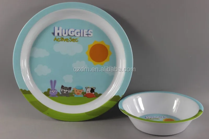 2pcs Melamine Kid's Dinner set