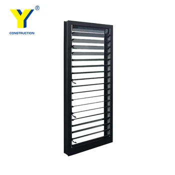 Supplier For Aluminium Louver Door With Multiple Lock System And