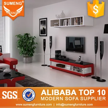 Simple Stylish Red Color Tv Stand Modern Gl Television Simple Stylish Red Color Tv Stand Modern Gl Television