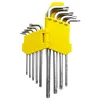 China custom 9pcs short arm Torx hex key spanner allen wrench set