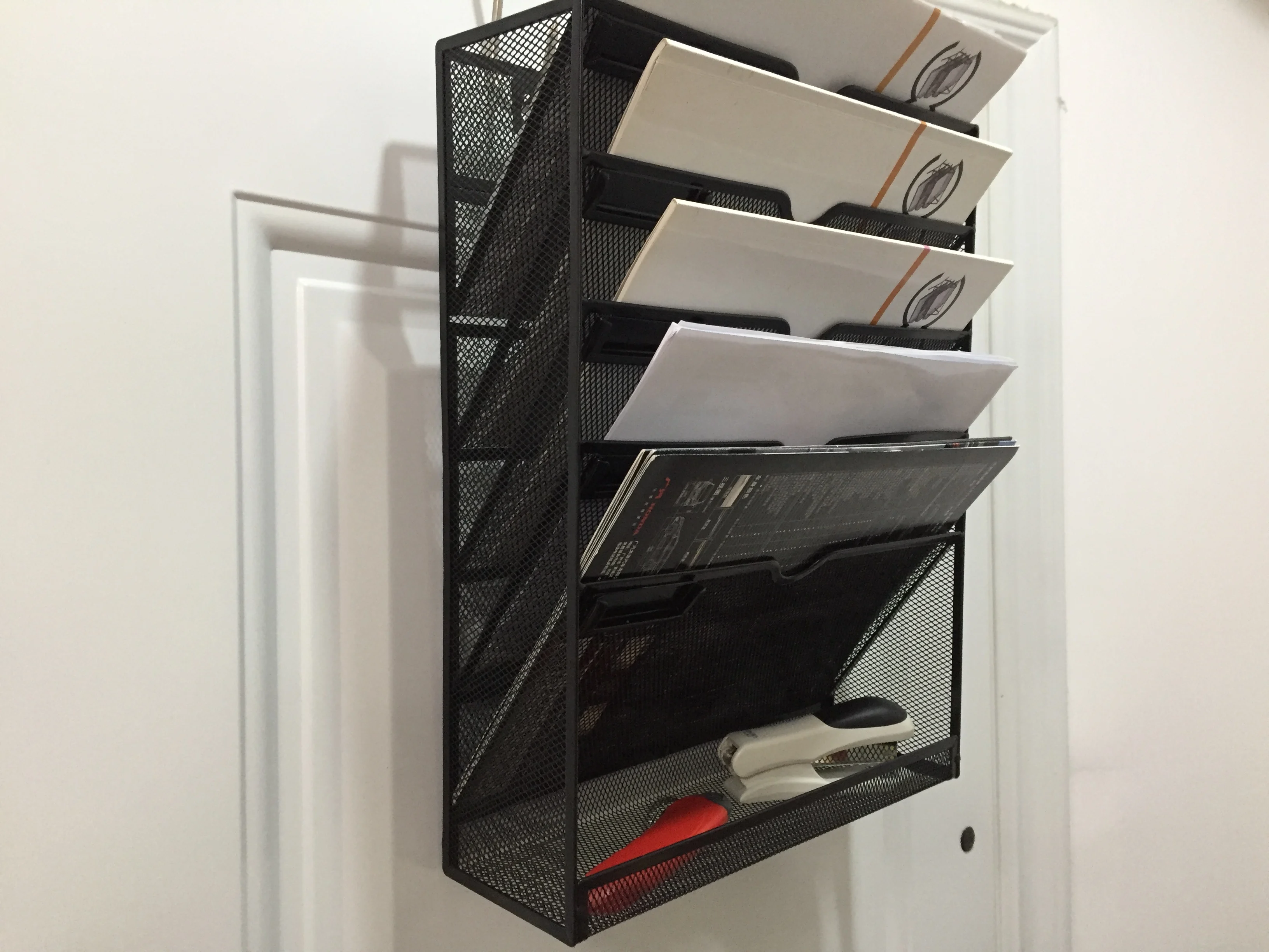Carpeta Organizadora De Metal Para Colgar En La Pared,Organizador Con 5