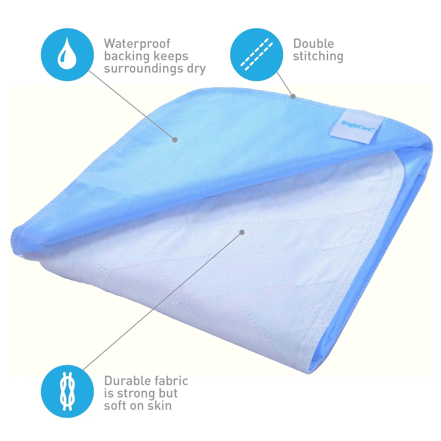 Home Textile Waterproof Bed Sheet  Waterproof Protector For Patient 