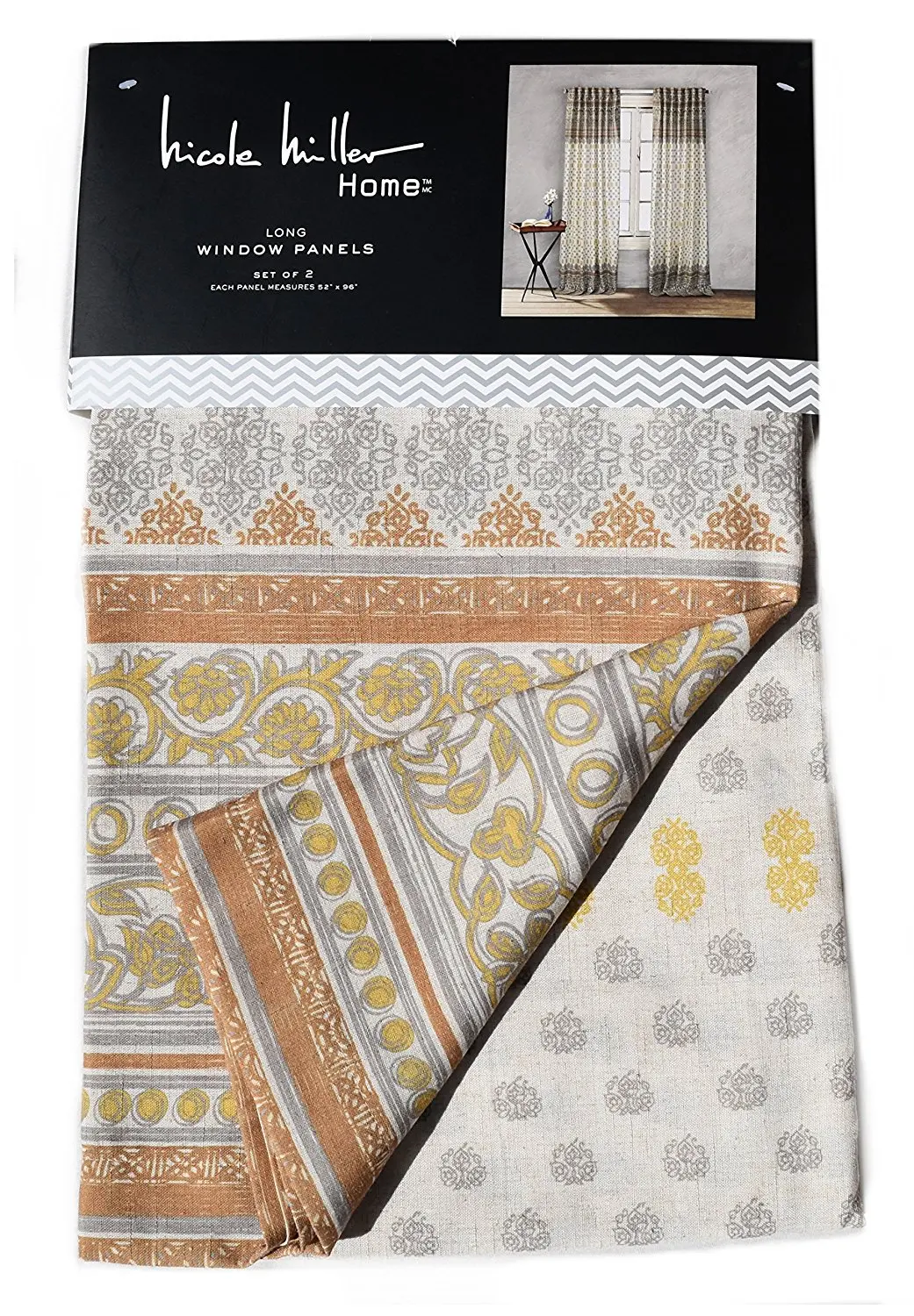 Buy Nicole Miller Boho Gypsy Chic Window Curtain Panels Set Of 2