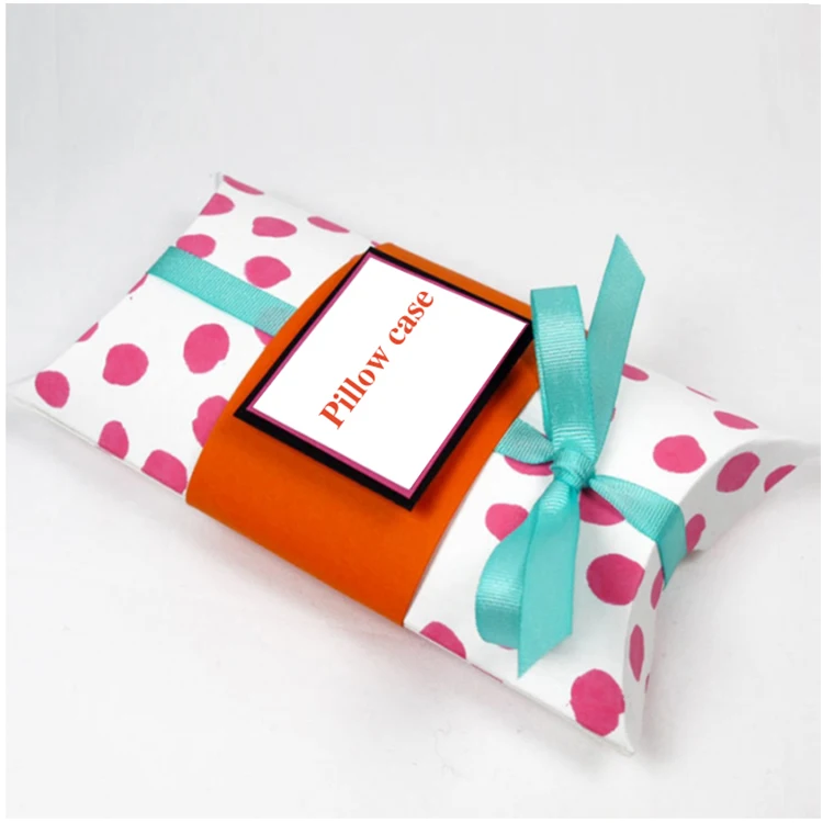 Recycled Folding Paper Pillow Gift Box Wholesale Paper Pillow Box