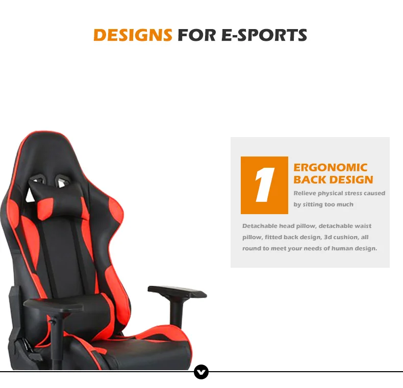 200kg Gaming Chairs With Locking Wheels Office Chair For Fat People
