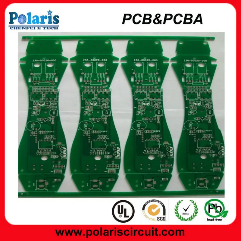 Double layer circuit board with fr4 94v0 rohs